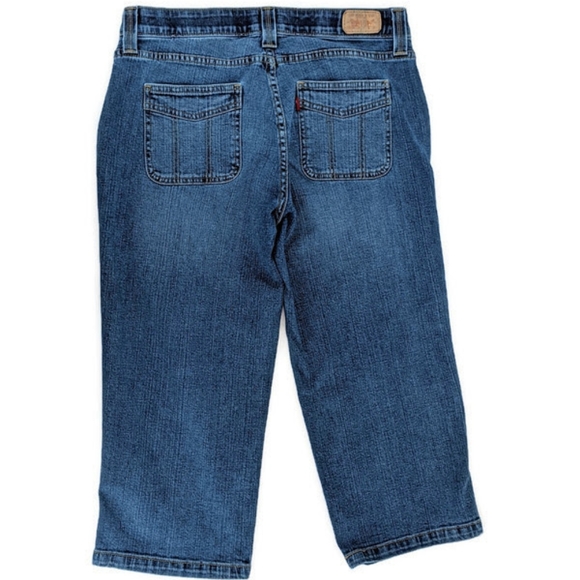 Levi's Womens Capri Denim Jeans Size 12 - Picture 3 of 8
